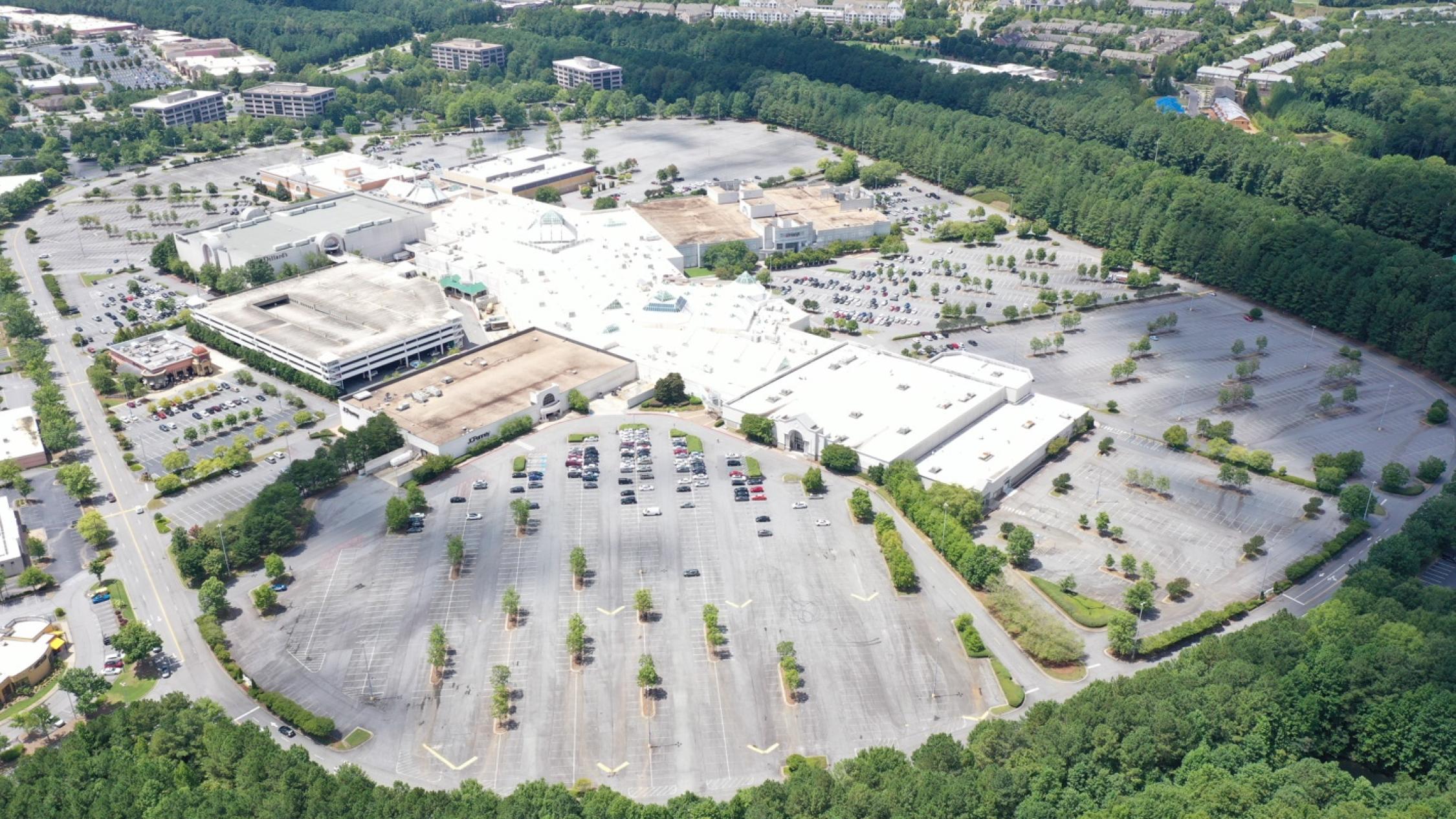 Aerial view of North Point Mall