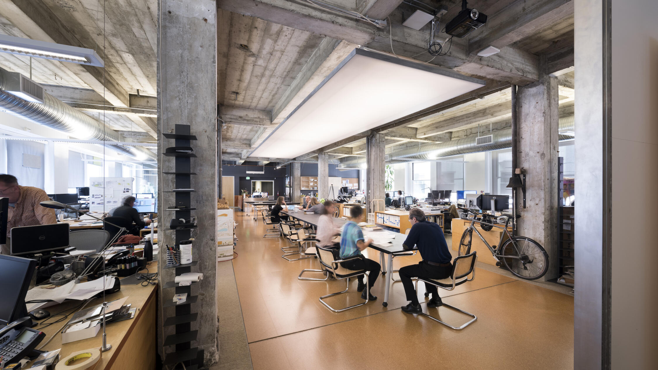 660 Market office with employees at workspaces