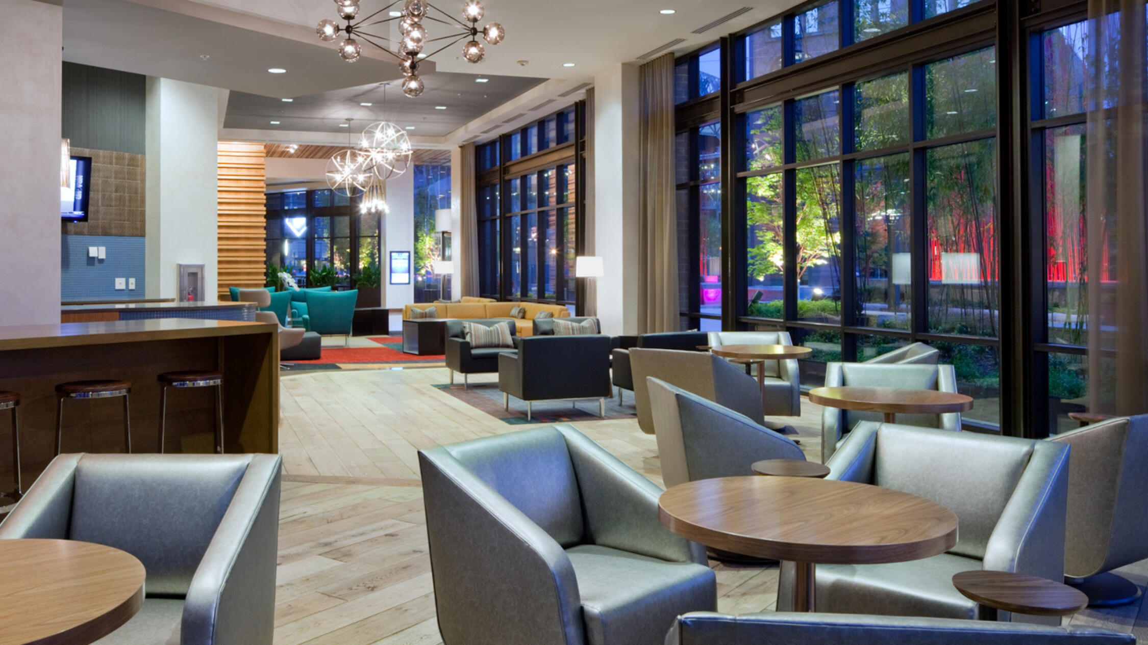 Home Plate Center interior common area