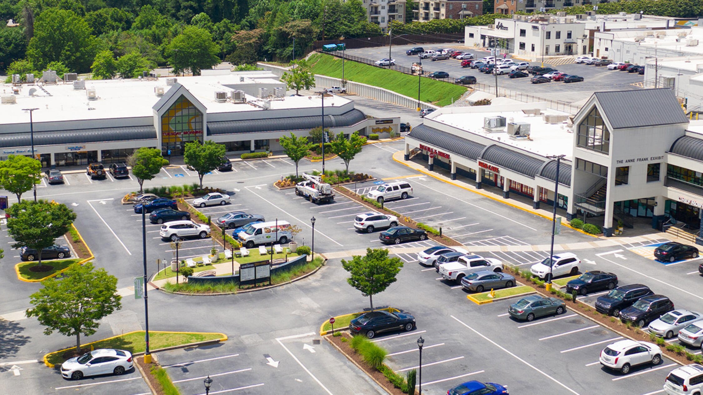 Parkside Shops viewed from above