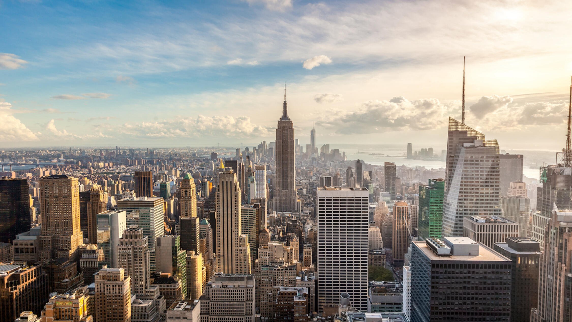 View of New York City Skyline