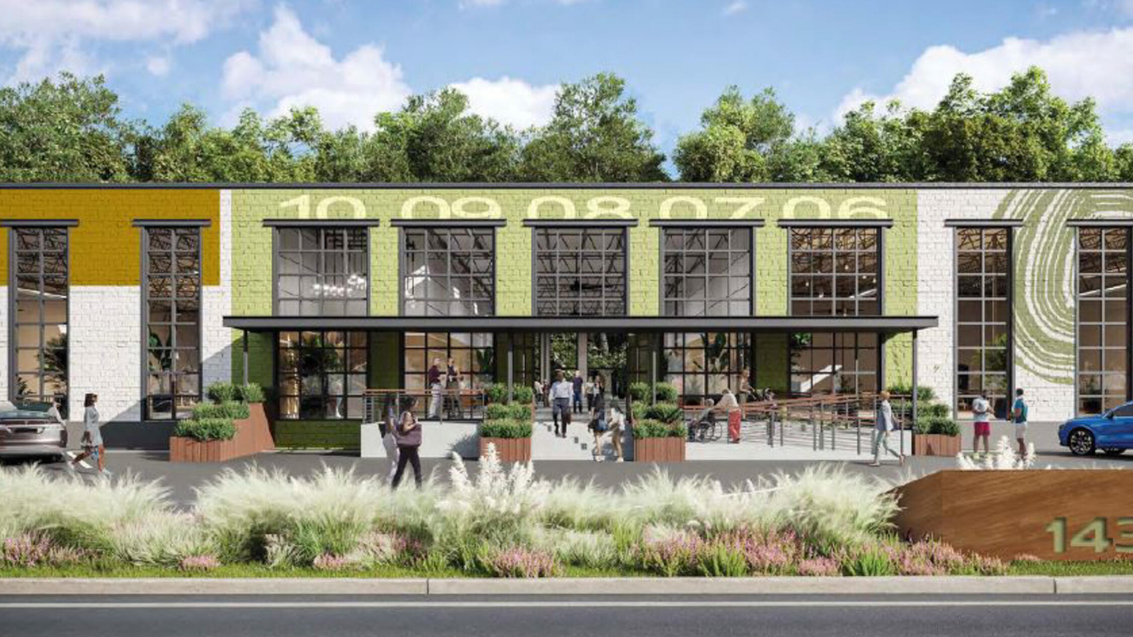 Upper Westside Portfolio rendering of retail facade