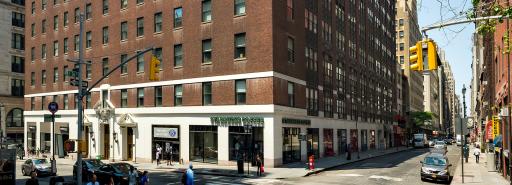 Street level view of 200 Madison Avenue in New York