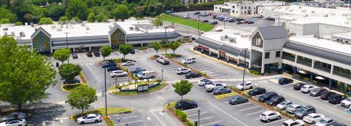 Parkside Shops viewed from above