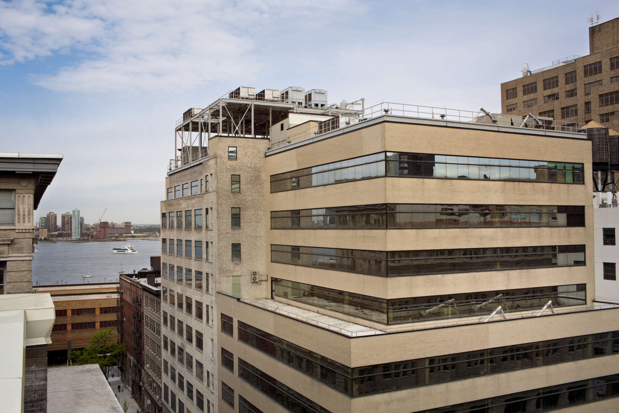 325 Hudson viewed from roof of building across the street