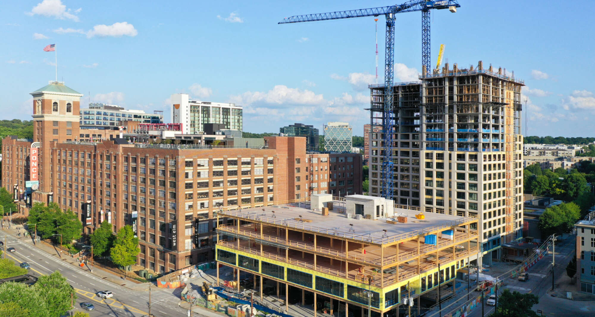 619 Ponce building under construction next to Ponce City Market