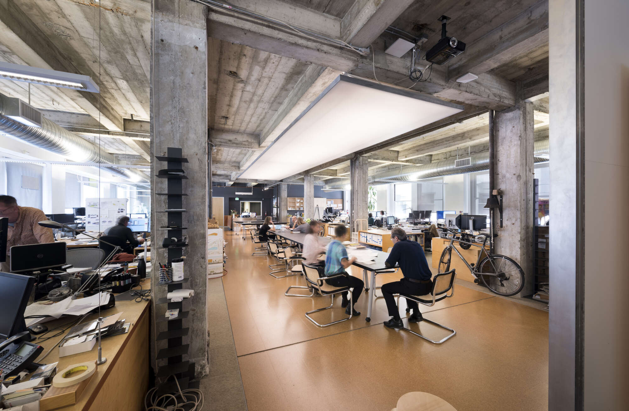 660 Market office with employees at workspaces