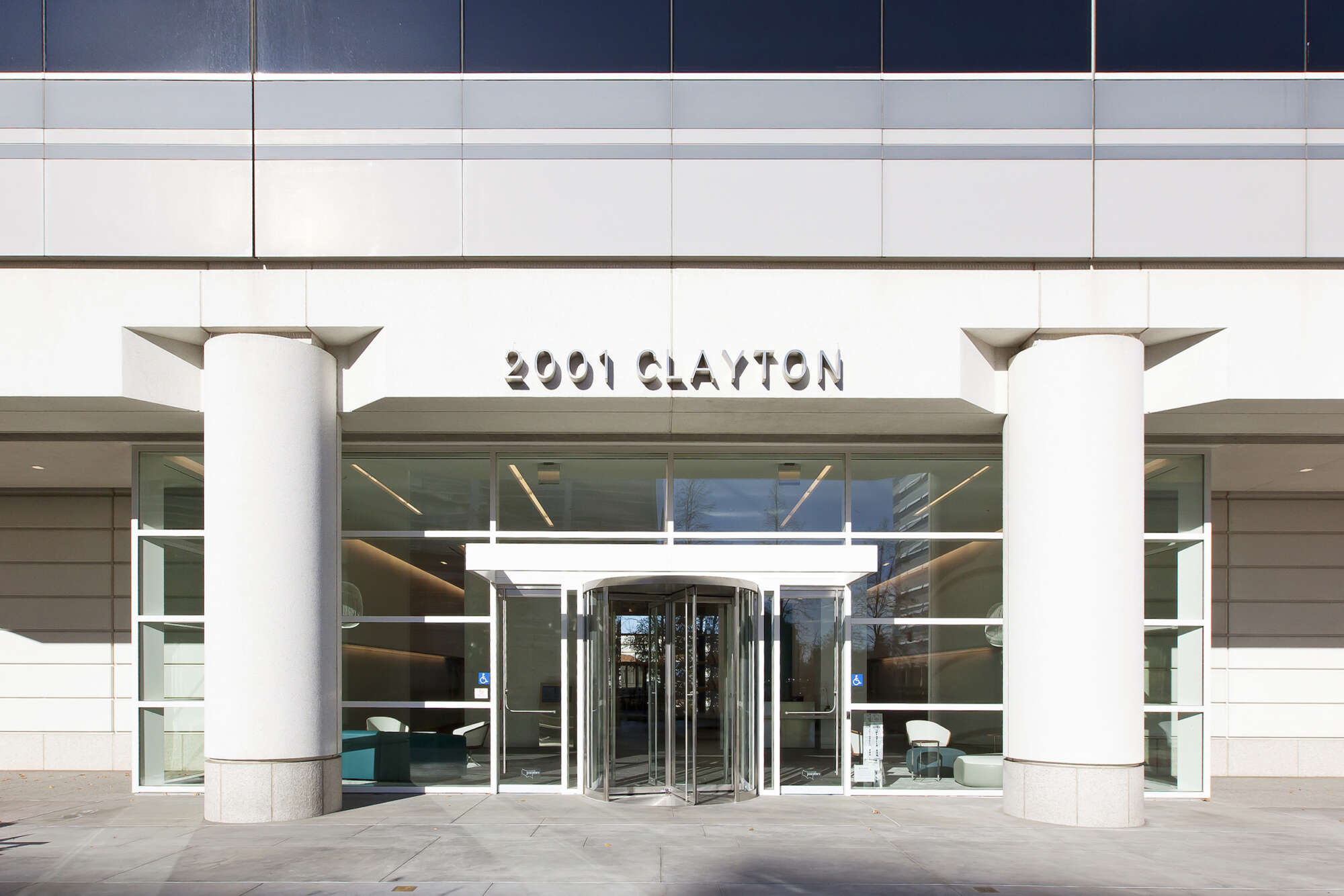 2001 Clayton exterior lobby entrance
