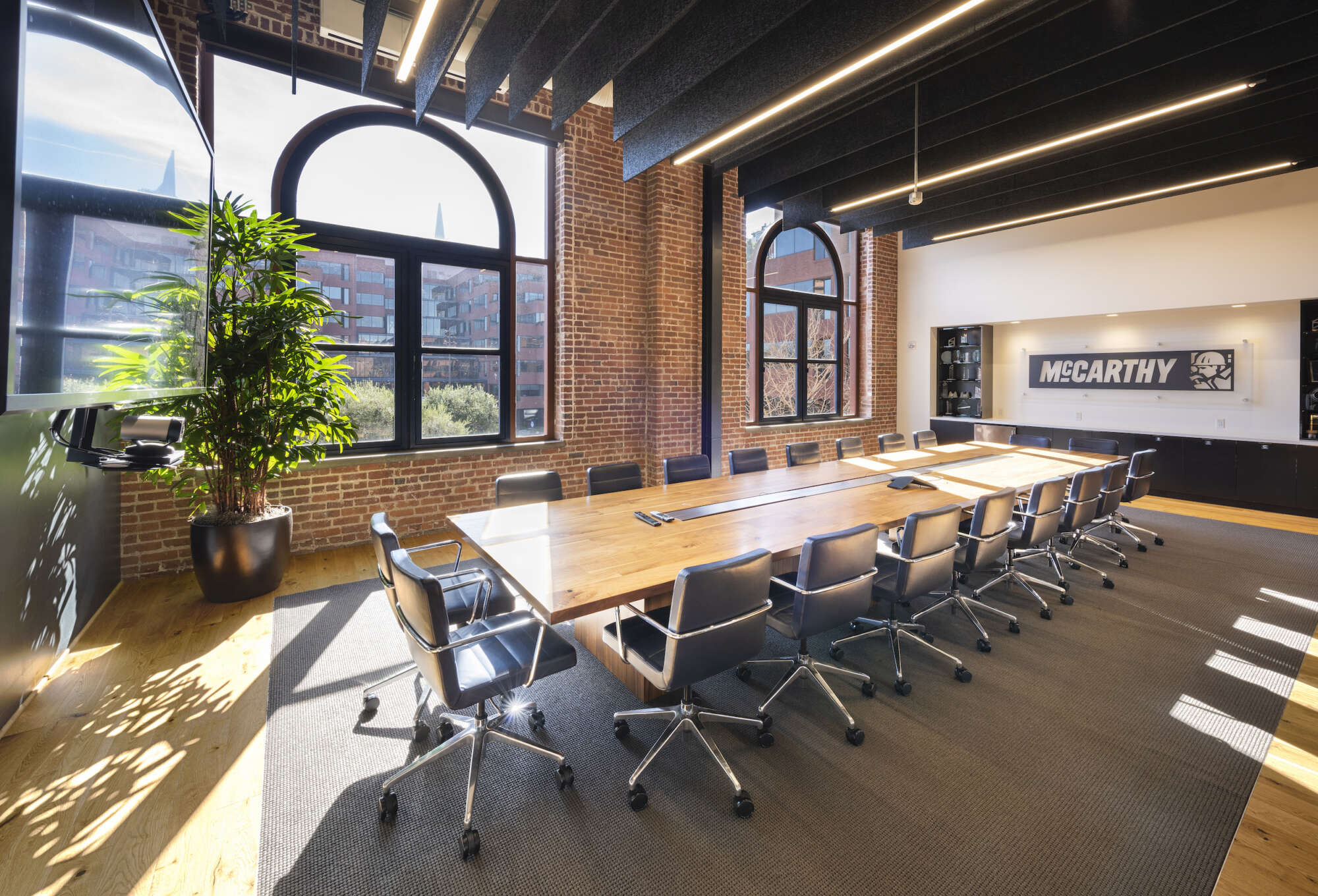 Interior conference room of Levis Plaza