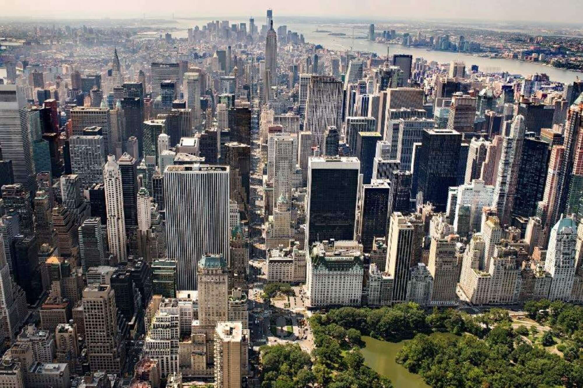 Madison Avenue Portfolio and New York City from above