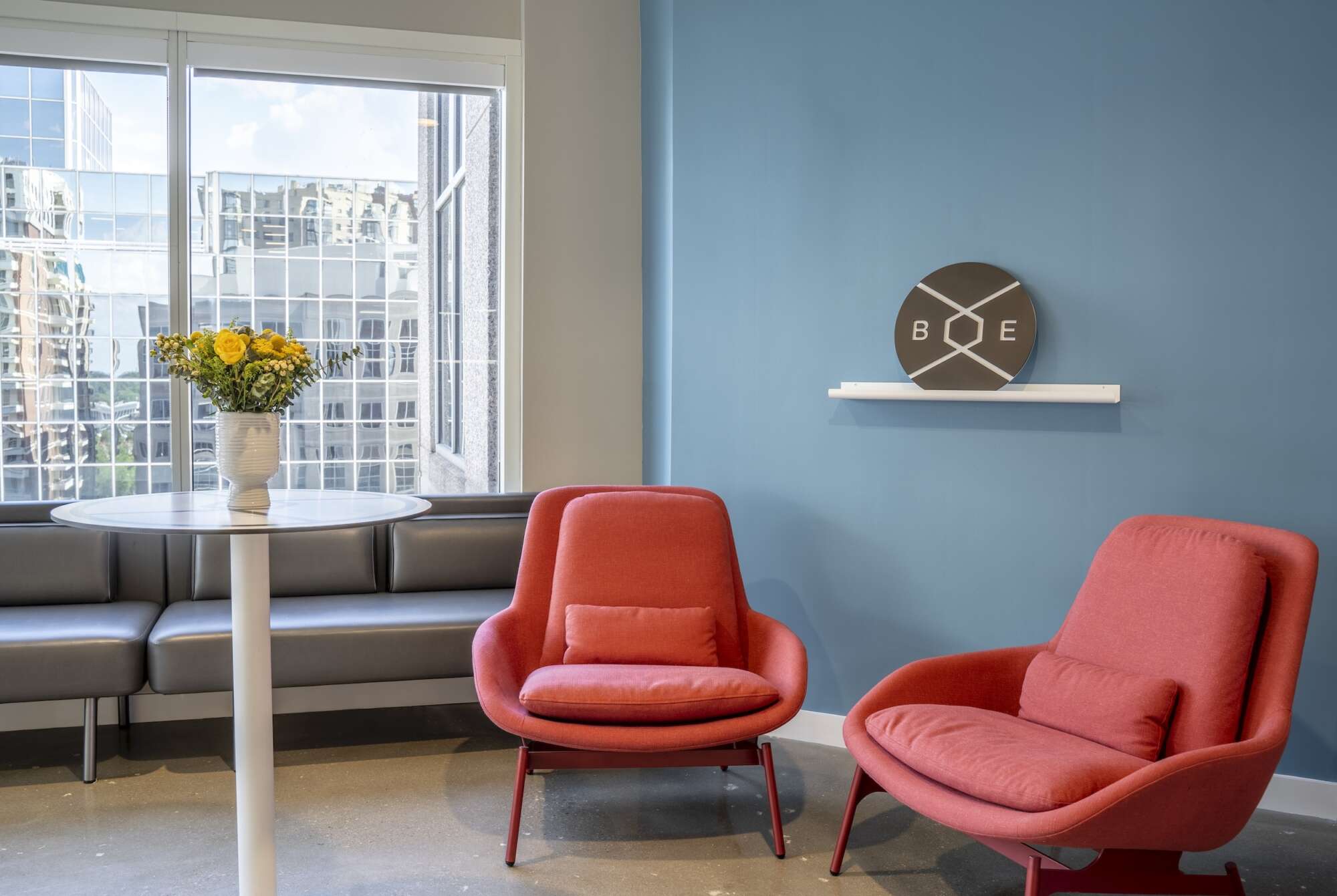 Ballston Exchange interior office lobby area